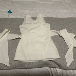 Club Monaco: Wrap Sleeveless Blouse